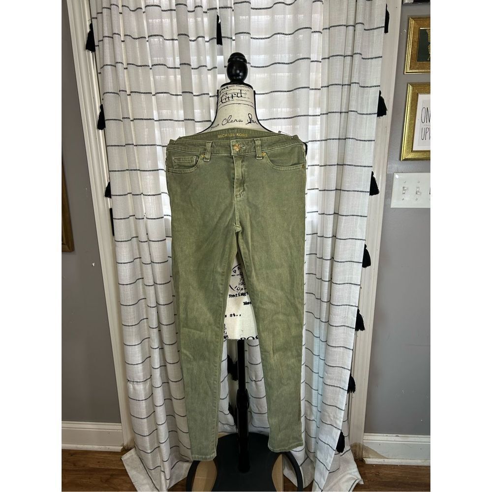 Michael Kors Olive Skinny Jeans